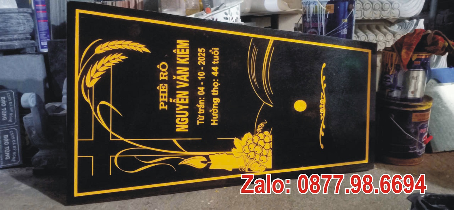 Khắc bia mộ giá rẻ tại hà nội