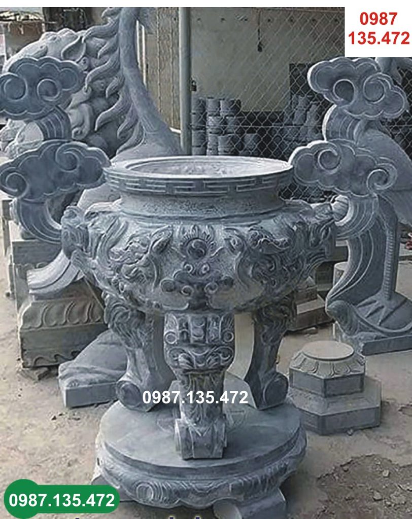 Giá lư hương đá
