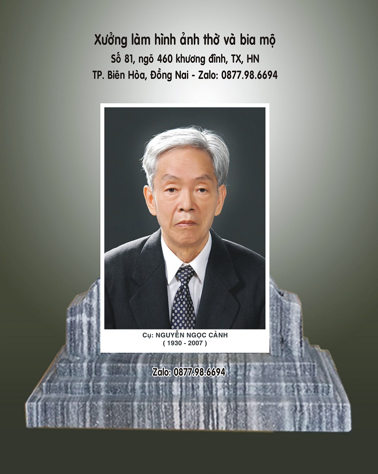 Chân đế đá để hình ảnh thờ 20x30