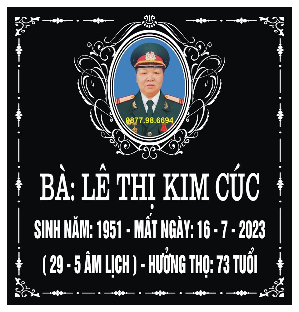 Bia mộ ảnh men sứ