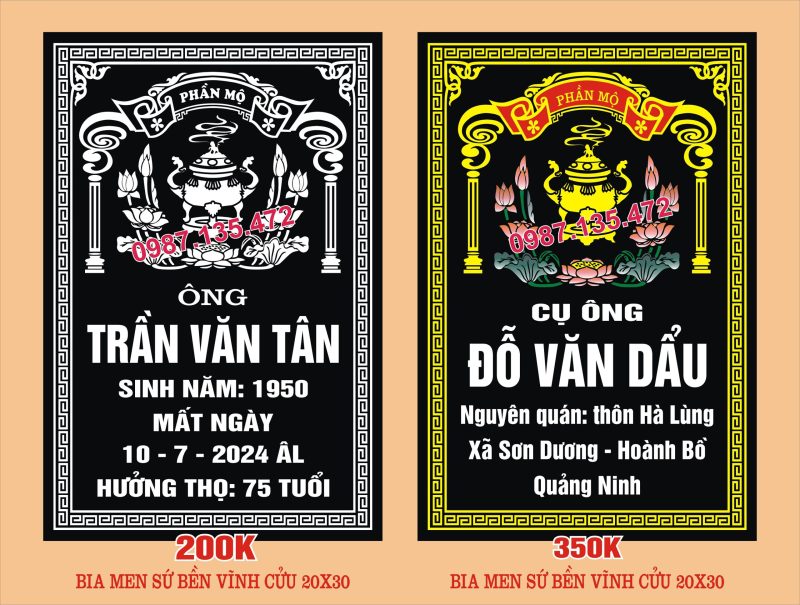mẫu bia mộ đẹp
