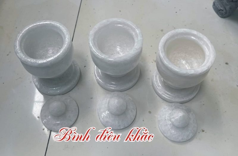 Cốc chén bằng đá mỹ nghệ