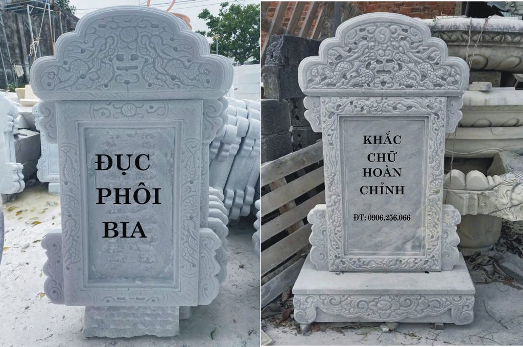 Khắc bia mộ đá mỹ nghệ đẹp