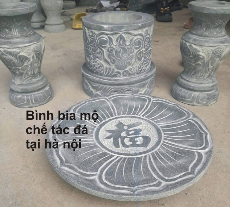 Bát hương đá, đồ thờ lăng mộ