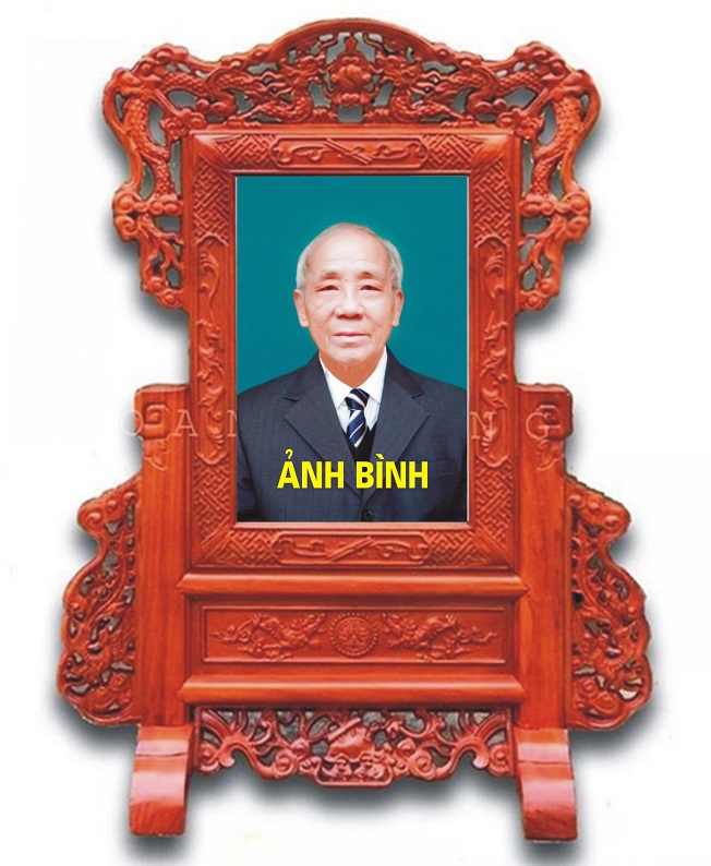 Khung ảnh chân đế gỗ hương đá