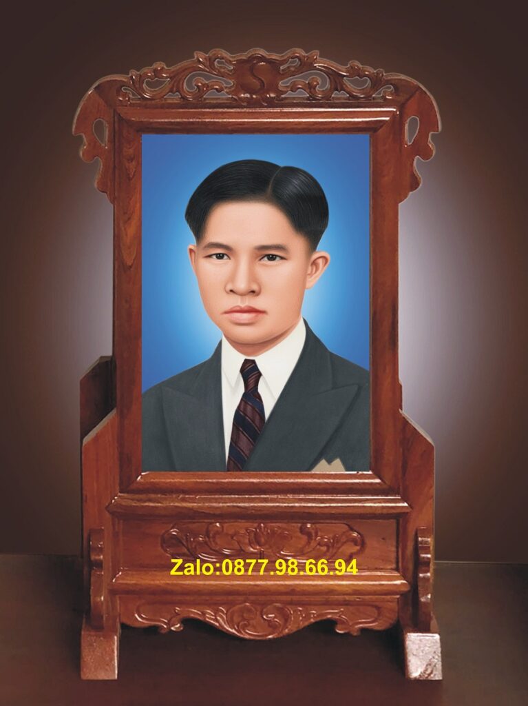 Khung thờ đơn giản ván liền