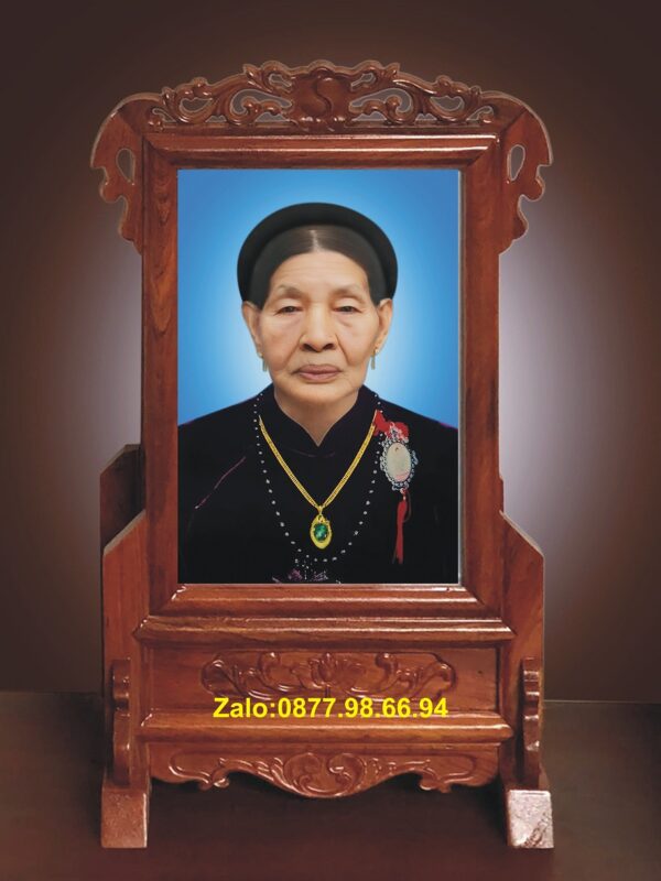 Khung thờ đơn giản ván liền